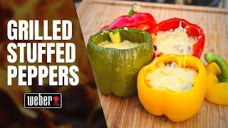 HOW TO GRILL STUFFED PEPPERS | Stuffed peppers recipe on the grill