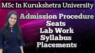 MSc  Chemistry in Kurukshetra University | MSc Chemistry University | Reaction World