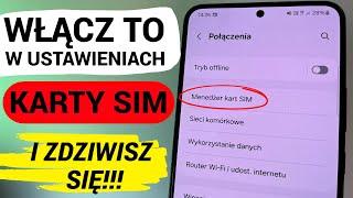 Zmień ustawienia KARTY SIM i ZDZIWISZ SIĘ / LEPSZY ZASIĘG , INTERNET I ROZMOWY.