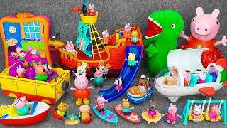 92 Minutes Satisfying with Unboxing Peppa Pirate Ship, Peppa’s Adventures Air Peppa Airplane Playset