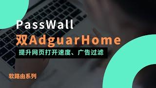 软路由科学上网插件passwall使用双AdGuardHome实现完美DNS分流功能 阻止DNS劫持 泄露等问题 优化网页打开速度视频缓冲时间 完美过滤国内外视频网站广告#一瓶奶油