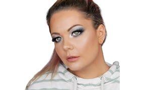 New Years Eve makeup tutorial glitter #shorts hooded eyes cut crease Grey Smokey eyes