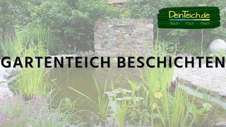 Gartenteich anlegen | Teich bauen mit Glasgelege und Epoxidharz | Teich | Pool | Pond (GfK)