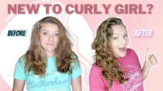 CURLY GIRL METHOD FOR BEGINNERS -- WAVY HAIR