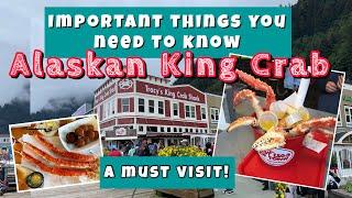 Dining at Tracy’s King Crab shack - The best legs in town! Juneau Alaska