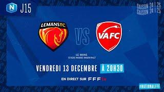 J15 I Le Mans FC vs Valenciennes FC en replay (2-1) I National FFF 2024-2025