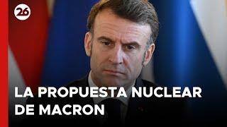  La PROPUESTA NUCLEAR de MACRON generó RECHAZO en RUSIA