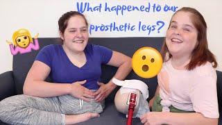 Prosthetic Legs?! Why we Don't Use Prosthetics | Herrin Twins