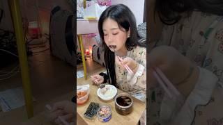 자취생 현실 집밥 브이로그 #쿠리 #먹방 #mukbang #자취생 #집밥 #soyshrimp #kimchi #현실 #shorts