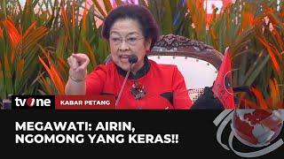 Momen Megawati 'Bentak' Airin saat Berikan Sambutan Acara DPP PDIP | Kabar Petang tvOne