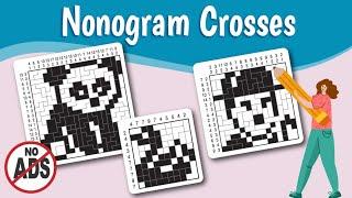 Cross-a-Pix: Nonogram Crosses