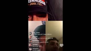 Mand laver bars ZK og Fouli Rektion Instagram live