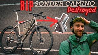The end of my SONDER CAMINO TITANIUM Gravel bike