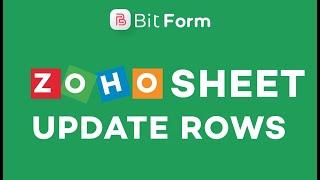 Zoho Sheet Update Rows