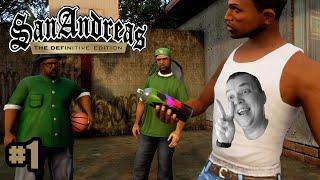 GTA san andreas definitive edition #1 Назад на Грув Стрит