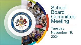 11/19/24 - FCPS Governance Committee Meeting