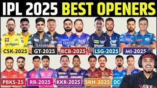 IPL 2025 BEST OPENERS TEAM , Today Cricket News  SR Sports  #shorts