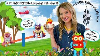 Learn to Talk with Ms. LoLo | Learn Words, Shapes, Body Parts, Colors, Following Directions & More!