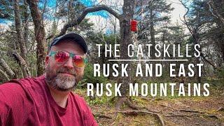 Hiking Rusk and East Rusk Mountains - Catskills Trailless Peaks Bushwhack