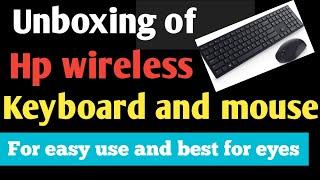 Unboxing of wireless keyboard and mouse|wireless keyboard ko laptop se kaise connect kare
