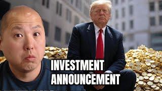 Trump to Make 'Investment Announcement' Today about Bitcoin & Crypto