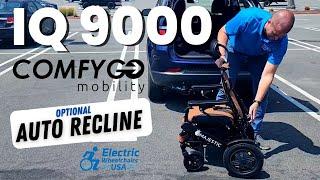 ComfyGo IQ-9000 Remote Controlled Folding Power Wheelchair [2024]