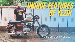 Unique features of Yezdi motorcycle | yezdi roadking