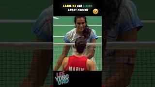 Carolina Marin and P.V Sindhu INCIDENT #badminton #sindhu