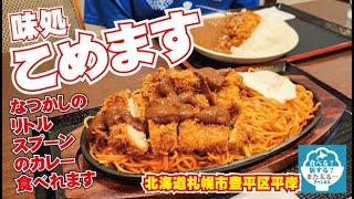 【スパカツメガ】札幌市豊平区平岸の「味処こめます」でモリモリ食べてきた！定食にする？カレーにする？？迷っちゃうー！！！【リトルスプーン】