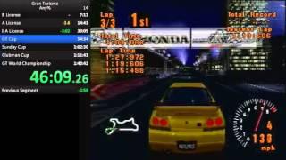 Gran Turismo Any% -1:37:00