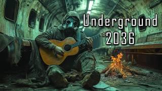 Underground 2036 | Post Apocalyptic Classical Guitar | Metro/S.T.A.L.K.E.R Inspired With Campfire