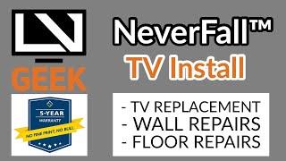 LeslievilleGeeks GTA TV Wall Mount Installation Toronto. LeslievilleGeeks NeverFall™ TV Install.