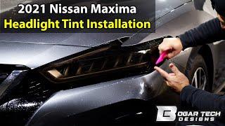 Nissan Maxima 2015-2023 Headlight Tint Installation