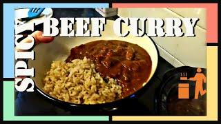 Spicy Beef Curry c/w Wholegrain Rice & Flatbreads