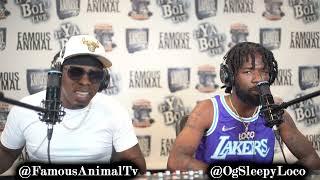 Memphis Rapper Sleepy Loco Stops by Drops Hot Freestyle on Famous Animal Tv