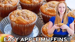 Easy Apple Muffins Recipe for Fall!