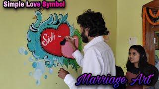 Simple Love Symbol Marriage Art/GaneshJagannath Painting/Wedding Painting/2022 #ArtistBabudevdash#52