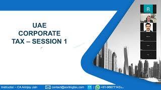 UAE Corporate Tax Masterclass Course - Session 1