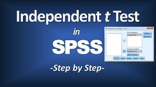 Independent t Test in SPSS