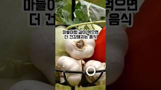 마늘과 함께 먹으면 좋은 음식 3가지｜궁합이 딱 맞는 건강 조합 #마늘궁합 #건강음식 #식단정보 #shorts #영양꿀조합 #마늘효능 #면역력강화