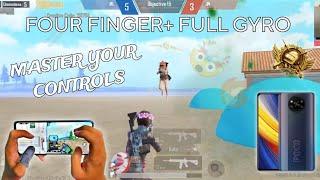 New Conqueror 4 Finger FASTER PLAYER Setting+Control CODE | Mursi Plays |PUBG Mobile