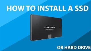 How to install a SSD or Hard Drive - Simple PC Tech Tips