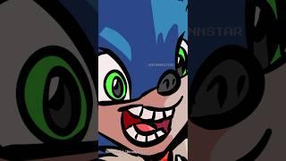 Be TERRIFED | Sonic the Hedgehog #sonic #sonicthehedgehog #moviesonic #tails #animation #shorts