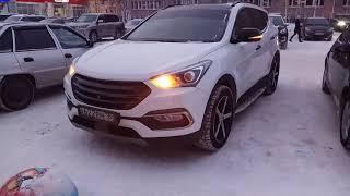 Дхо в режиме паркинг Hyundai Santa Fe Premium