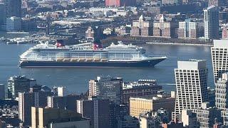 New York, New York - Disney Treasure Arriving in New York City - November 18, 2024