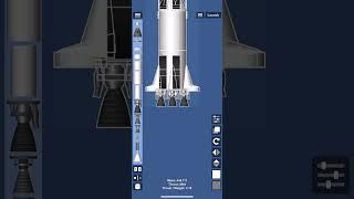 New and improved Saturn V in sfs no dlc #spacevehicle #spaceprogram #newrocket #spaceexploration