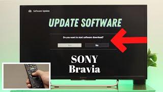 How to System Software Update Sony Bravia TV [Firmware Update]