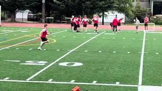 CASH LARSSON - TOP Middle Linebacker Oregon - 40YD = 4.82!!