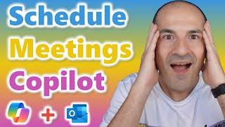 How to schedule a meeting with Copilot in Outlook