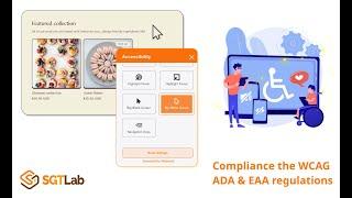 ADA & WCAG Accessibility Widget by SGTLab